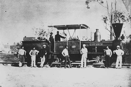 Queensland's first rail line opens between Ipswich and Grandchester.
