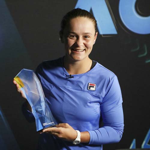 Ashleigh Barty was named the 2020 Young Australian of the Year and in 2019 became the first Queenslander (second Australian) to be number one in the Women's Tennis Association singles ranking.