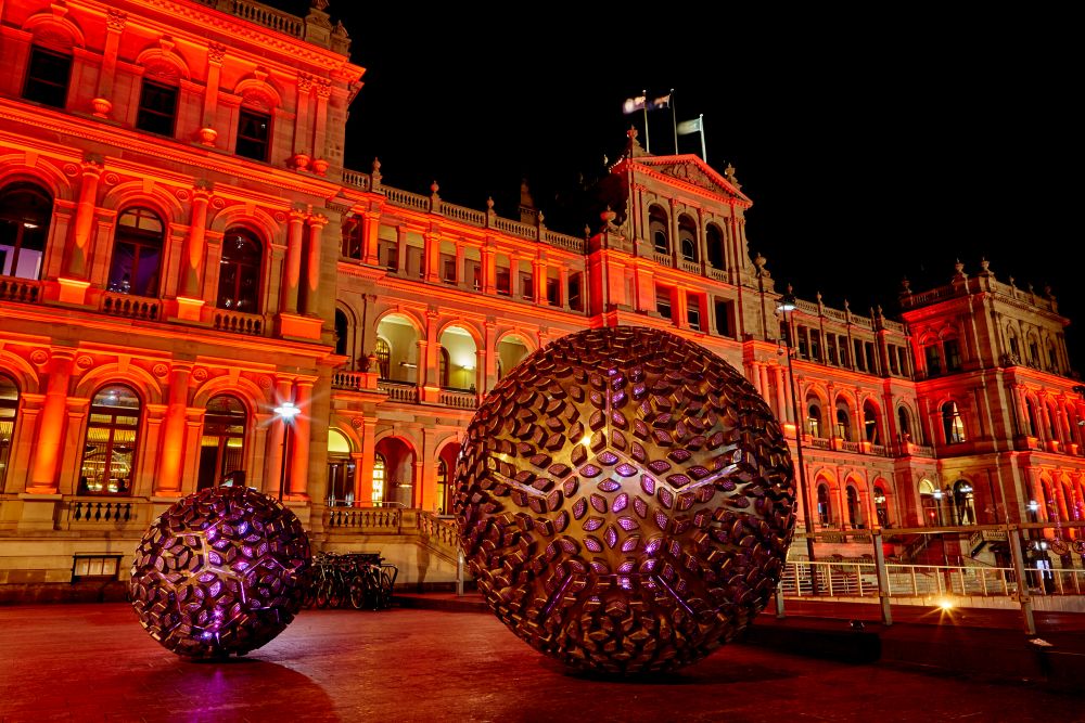 Light Up QLD Parliament Building
